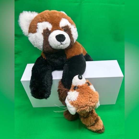 Wild Republic Bundle Of 2 Red Panda EcoKins Plush Soft Stuffed Zoo Animal Toy - Picture 9 of 14